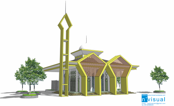  desain  masjid   Sketch s Blog